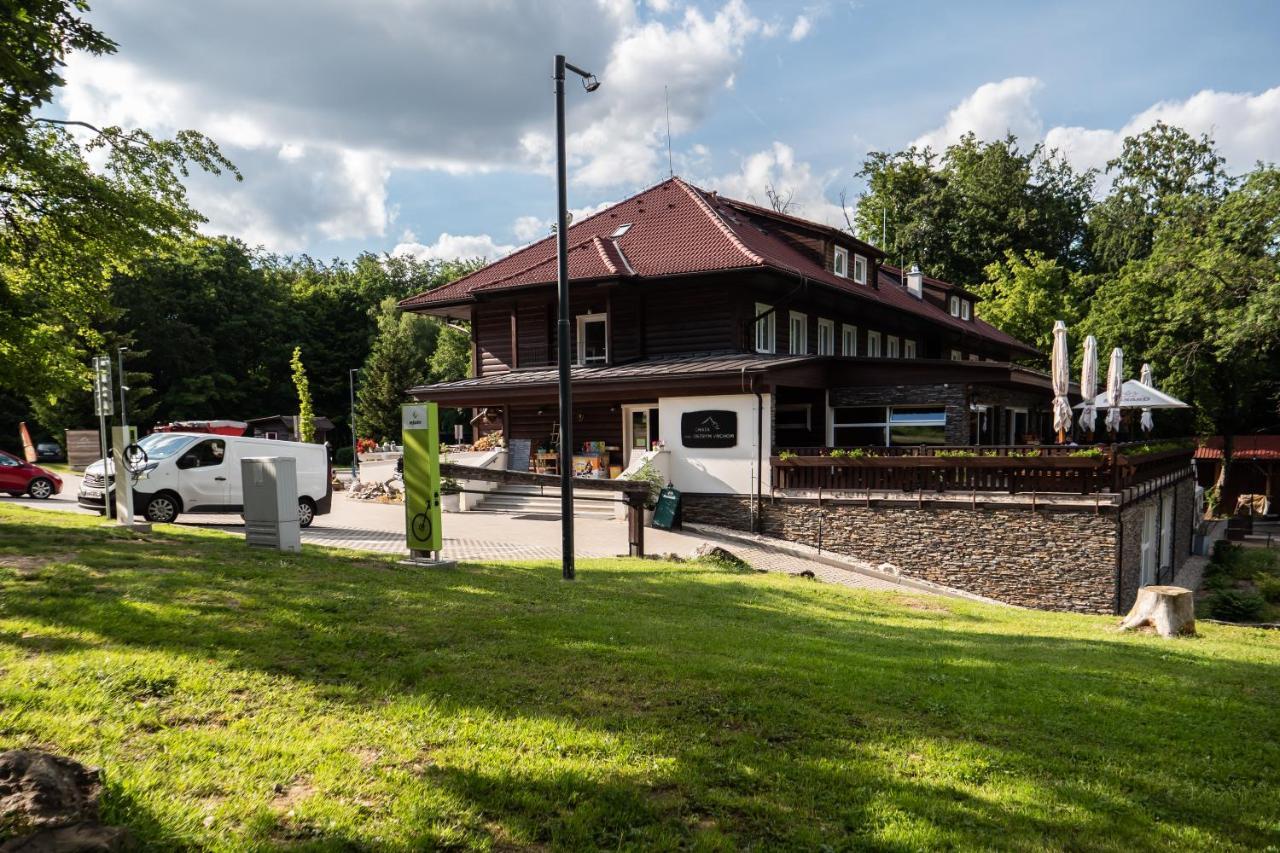 Chata Pod Ostrym Vrchom Hotell Soblahov Exteriör bild